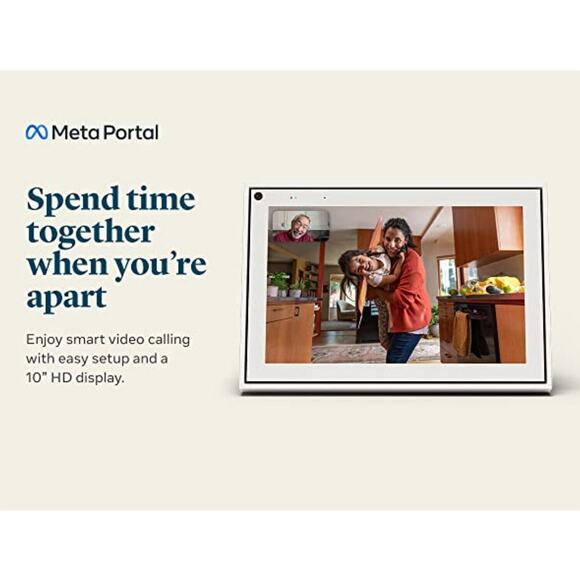 FACEBOOK (META) PORTAL SMART VIDEO CALLING FOR THE HOME WITH 10” TOUCH SCREEN - Picture 4 of 10
